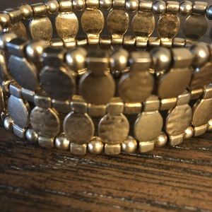 Anthropologie Jewelry - Anthropologie Gold Stretch Bracelet - NEW! Anthropologie Jewelry - Anthropologie Gold Stretch Bracelet - NEW!